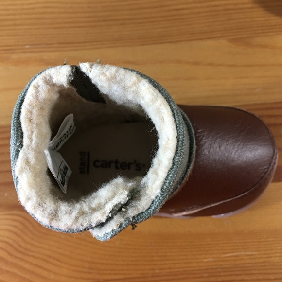 ❌SOLD❌ NEW Baby Boots Carters Infant Boys Girls 3 - Picture 4 of 8